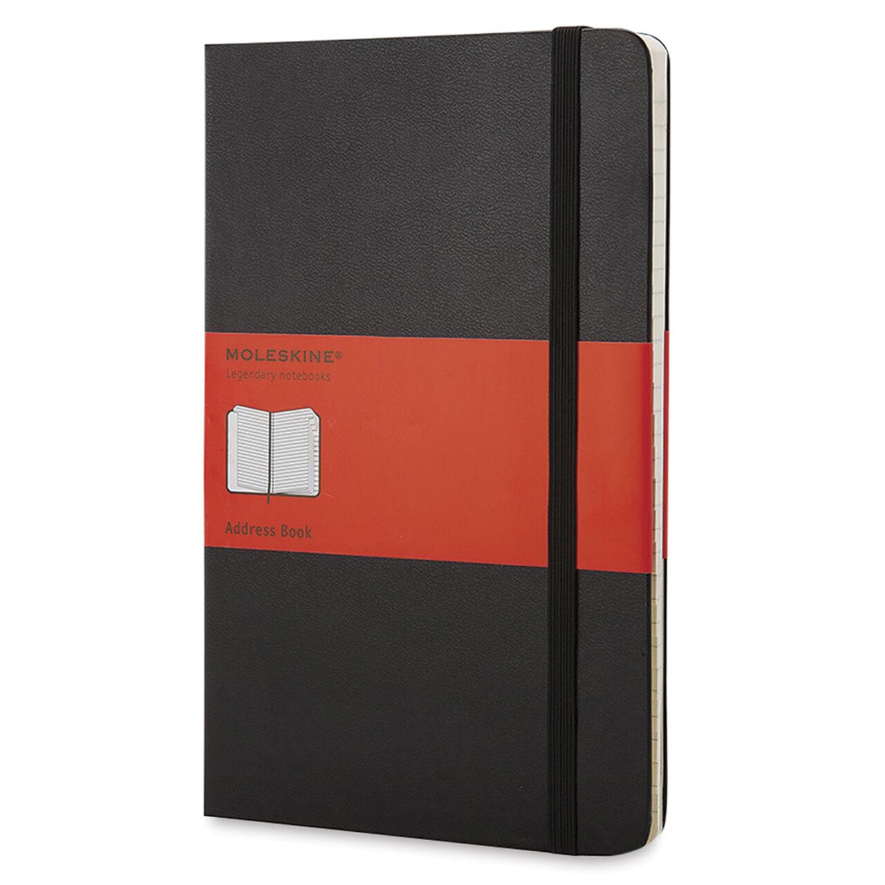 Moleskine Classic Notebook - Address Book, 8-1/4" x 5", 240 Pages